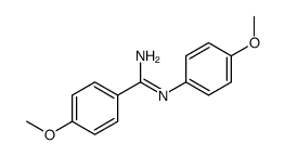 4-methoxy-N'-(4-methoxyphenyl)benzenecarboximidamide结构式