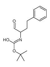 tert-butyl N-(1-oxo-4-phenylbutan-2-yl)carbamate结构式