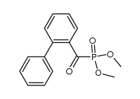 dimethyl 2-phenylbenzoylphosphonate结构式