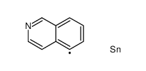 5-(Trimethylstannyl)isoquinoline Structure