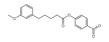 4-nitrophenyl 5-(3-methoxyphenyl)pentanoate Structure