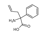 2-AMMONIO-2-PHENYLPENT-4-ENOATE结构式