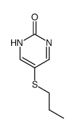 5-propylsulfenyl-2(1H)-pyrimidinone结构式