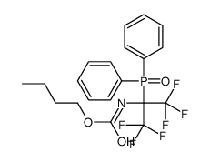 butyl N-(2-diphenylphosphoryl-1,1,1,3,3,3-hexafluoropropan-2-yl)carbamate Structure