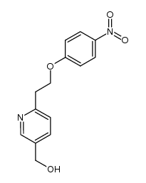 5-hydroxymethyl-2-[2-(4-nitrophenoxy)ethyl]pyridine Structure