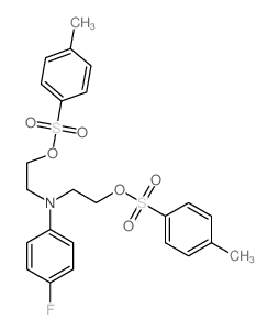 Ethanol,2,2'-[(4-fluorophenyl)imino]bis-, bis(4-methylbenzenesulfonate) (ester) (9CI) structure