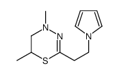 5,6-Dihydro-4,6-dimethyl-2-[2-(1H-pyrrol-1-yl)ethyl]-4H-1,3,4-thiadiazine picture