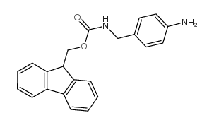 (9H-芴-9-基)甲基 4-氨基苄氨基甲酸酯结构式