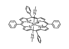 [nickel(III)(tetraphenylporphyrin)(CH3CN)2](1+)结构式