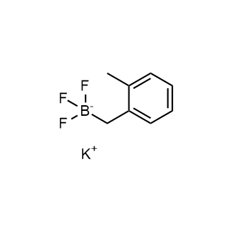 Potassium trifluoro(2-methylbenzyl)borate structure