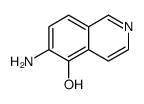 5-Isoquinolinol,6-amino-(9CI)结构式
