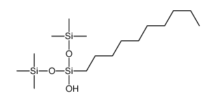 decyl-hydroxy-bis(trimethylsilyloxy)silane Structure