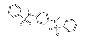 N,N'-Bis-benzolsulfonyl-N,N'-dimethyl-p-phenylendiamin Structure