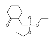 2-(diethoxyphosphorylmethyl)cyclohexan-1-one结构式