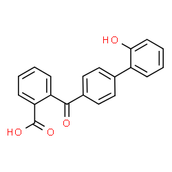 2-[4-(2-Hydroxyphenyl)benzoyl]benzoic acid structure