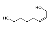 3-methylhept-2-ene-1,7-diol Structure