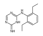 2-AMINO-4-(2,6-DIETHYLANILINO)-1,3,5-TRIAZINE structure