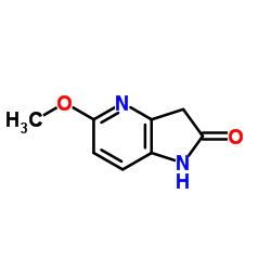 5-甲氧基-1H-吡咯并[3,2-b]吡啶-2(3H)-酮结构式