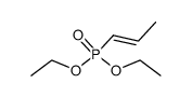diethyl (E)-1-propenylphosphonate结构式