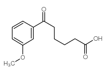 6-(3-methoxyphenyl)-6-oxohexanoic acid结构式
