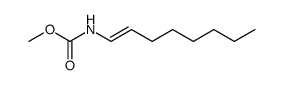 trans-N-methoxycarbonyl-1-octenylamine Structure