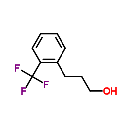 3-(2-(三氟甲基)苯基)丙-1-醇结构式