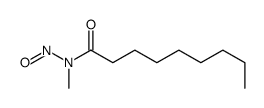 N-methyl-N-nitrosononanamide Structure