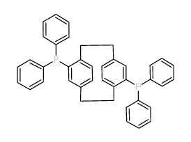 (S)-4,12-双(二苯基膦)[2.2]对环芳烷结构式