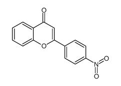 4H-1-BENZOPYRAN-4-ONE, 2-(4-NITROPHENYL)-结构式
