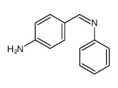 4-(phenyliminomethyl)aniline Structure