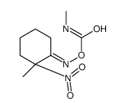 2-Methyl-2-nitrocyclohexanone O-(methylcarbamoyl)oxime Structure