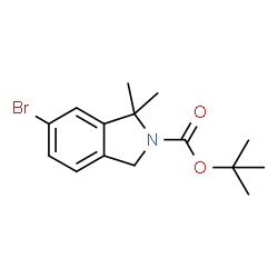 tert-butyl 6-bromo-1,1-dimethyl-2,3-dihydro-1H-isoindole-2-carboxylate Structure