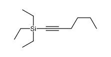 triethyl(hex-1-ynyl)silane Structure