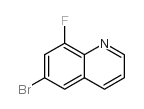 6-Bromo-8-fluoroquinoline structure