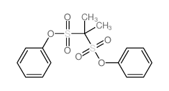 2,2-Propanedisulfonicacid, 2,2-diphenyl ester结构式