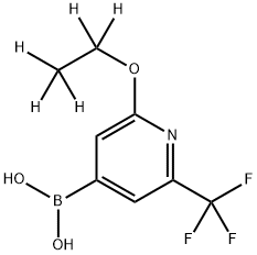 2-(Ethoxy-d5)-6-trifluoromethylpyridine-4-boronic acid图片
