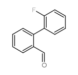 2'-fluoro-biphenyl-2-carbaldehyde structure