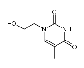 1-(2-hydroxyethyl)thymine Structure