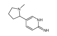 5-(1-甲基-2-吡咯烷基)-2-氨基吡啶结构式