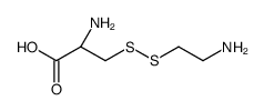 (2R)-2-amino-3-(2-aminoethyldisulfanyl)propanoic acid结构式