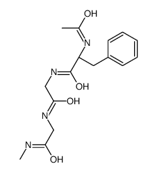 (2S)-2-acetamido-N-[2-[[2-(methylamino)-2-oxoethyl]amino]-2-oxoethyl]-3-phenylpropanamide Structure