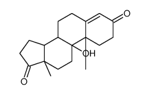 Androst-4-ene-3,17-dione, 9-hydroxy-, (9.beta.,10.alpha.)-结构式