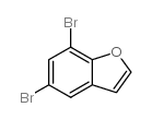 BENZOFURAN, 5,7-DIBROMO- Structure