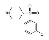 1-(3-Chloro-benzenesulfonyl)-piperazine Structure