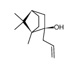 (1R,2R)-2-exo-hydroxy-2-endo-allyl-1,7,7-trimethylbicyclo(2.2.1)heptane结构式