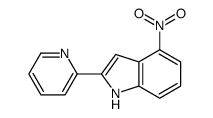 4-nitro-2-pyridin-2-yl-1H-indole结构式