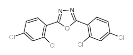 1,3,4-Oxadiazole,2,5-bis(2,4-dichlorophenyl)- structure