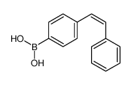 [4-(2-phenylethenyl)phenyl]boronic acid Structure