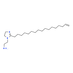 2-(heptadecenyl)-4,5-dihydro-1H-imidazole-1-ethylamine Structure