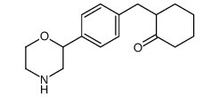 2-[(4-morpholin-2-ylphenyl)methyl]cyclohexan-1-one Structure